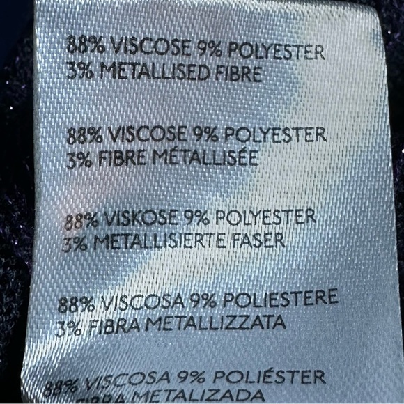 Free People Purple Ribbed Crop Tank Top size Small - Picture 9 of 9